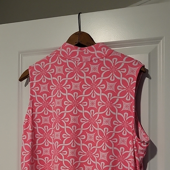 Lulu-B Pink Floral Sleeveless Blouse - Picture 5 of 7